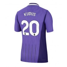 Tottenham Hotspur Mohammed Kudus #20 Tredjedrakt 2026-27 Kortermet